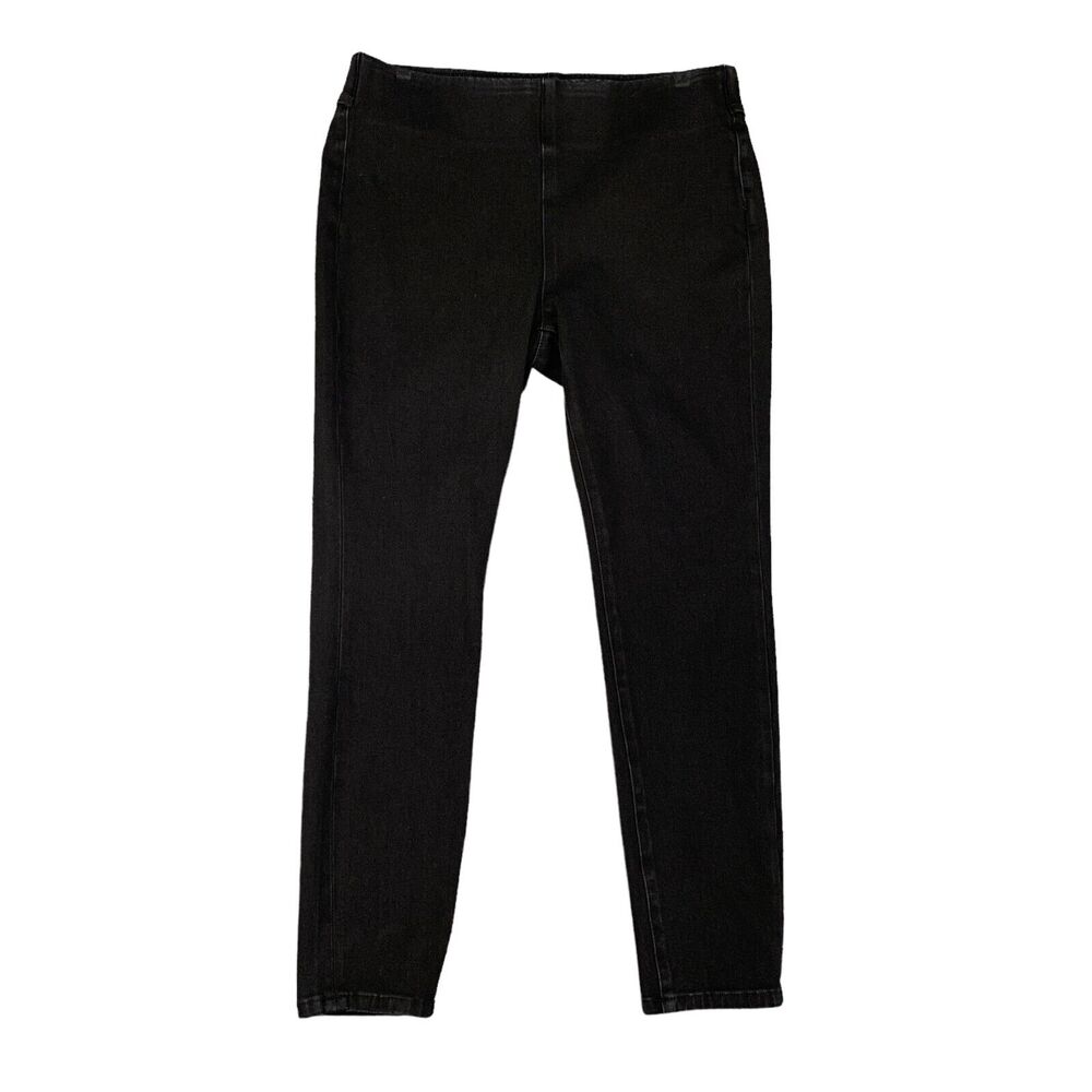 Soft Surroundings Jeans PS Petite Black Ultimate Pull On Skinny Stretch Jeggings